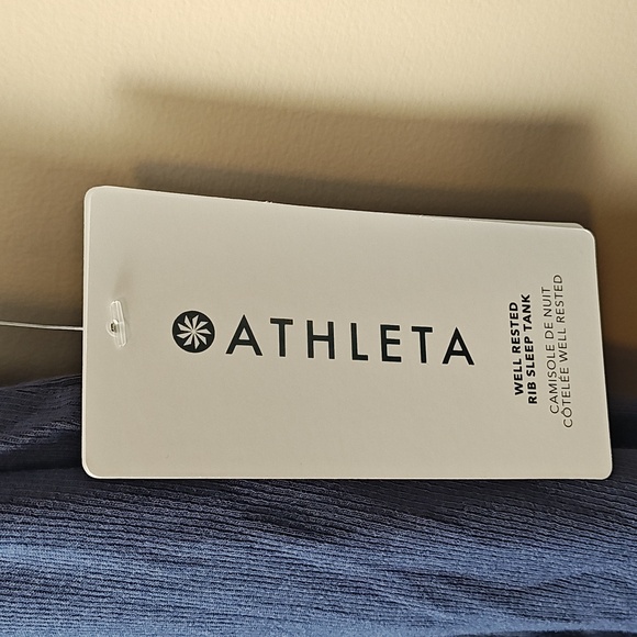 Athleta Well Rested Ribbed Sleep Tank And Short Set - Picture 7 of 8